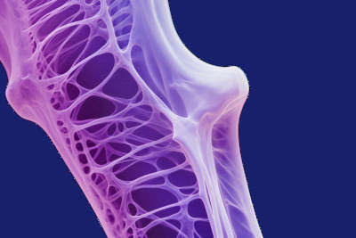 bone-tissue-human-skeleton-under-microscope-blue-400w rendered image of microscopic bone tissue