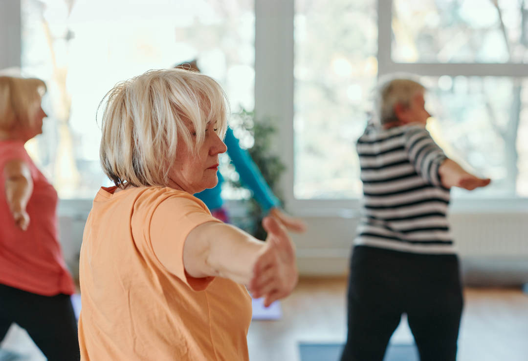 senior women embrace wellness spry 365 fitness studio